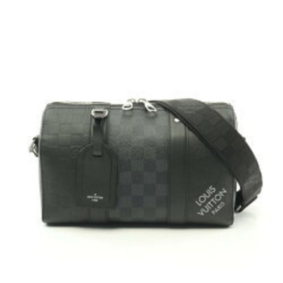 Louis Vuitton City Keepall Shoulder Bag Graphite Black Infini Black - Picture 1 of 8